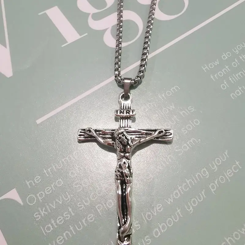 Retro Style Fashion Cross Necklace Pendant Religious Jesus Christ Pendant Personality Accessories
Retro Style Fashion Cross Necklace Pendant Religious Jesus Christ Pendant Personality Accessories
