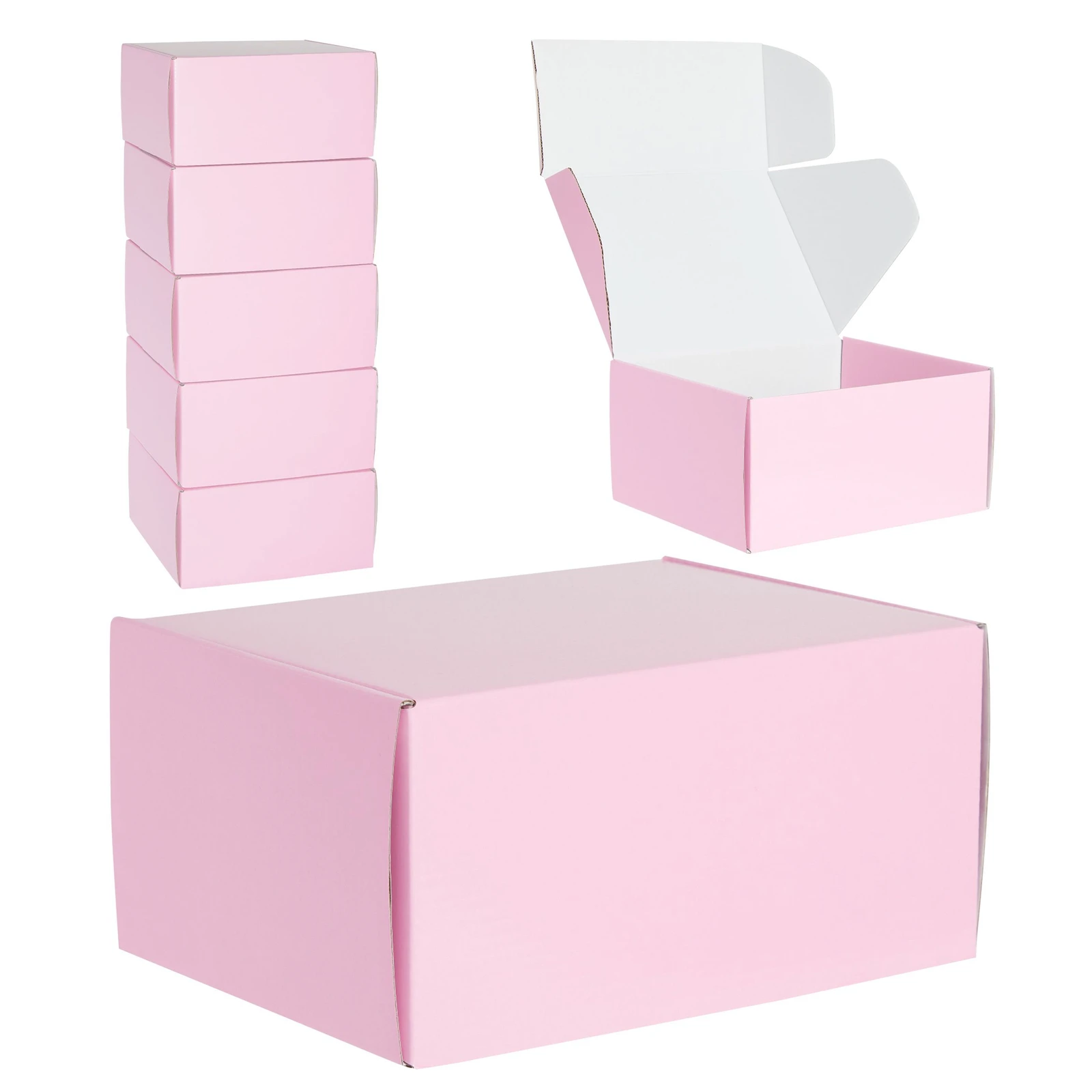 25 Pack Pink Corrugated 8x6x4 inch Shipping Boxes, Mailer Box Small Business and Packaging
25 Pack Pink Corrugated 8x6x4 inch Shipping Boxes, Mailer Box Small Business and Packaging