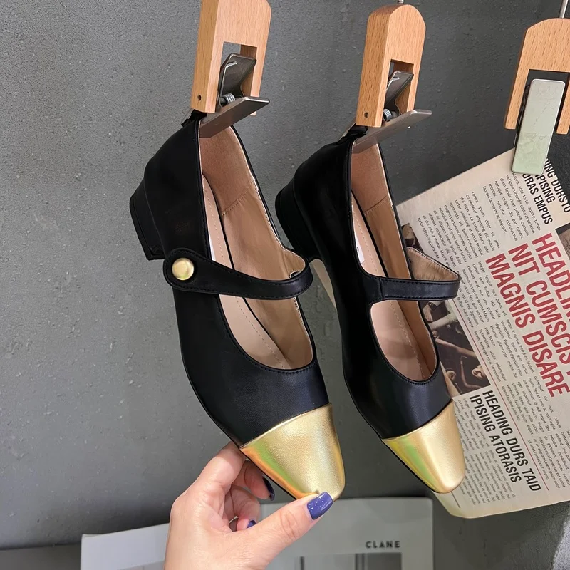 Women Flat Shoes 2022 New Fashion Early Spring Flat Shoes Metal Square Head Crystal Mules Shoes Fairy Outside Flat Shoes Wild
Women Flat Shoes 2022 New Fashion Early Spring Flat Shoes Metal Square Head Crystal Mules Shoes Fairy Outside Flat Shoes Wild