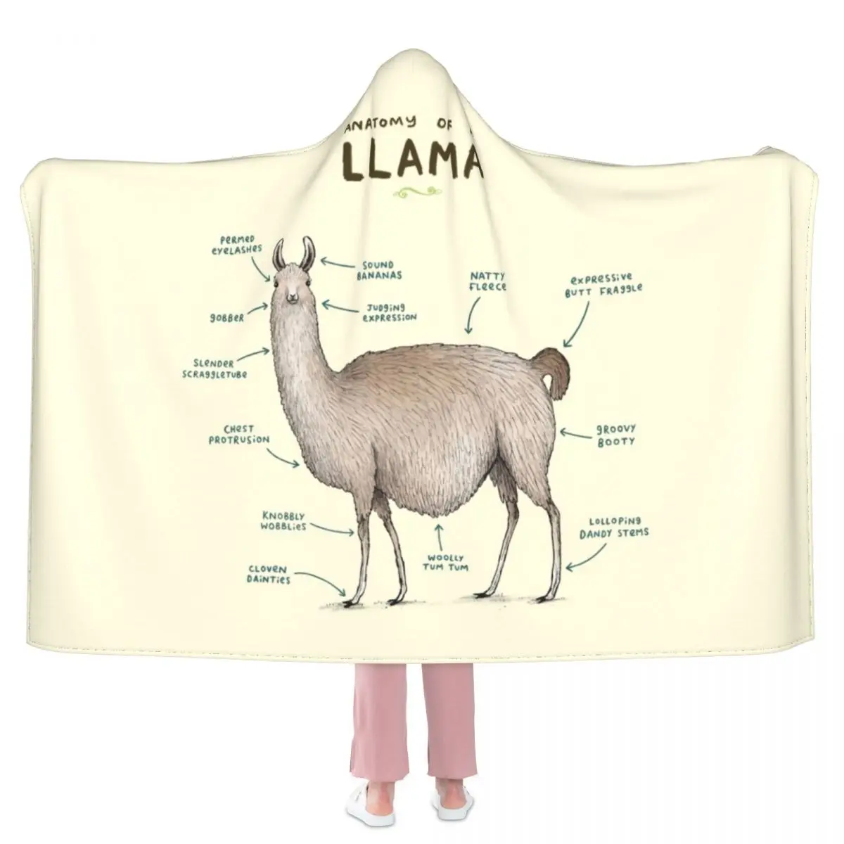 Anatomy Of A Llama Alpaca Blanket South America Animal Fleece Outdoor Hooded Blanket Soft Cheap Funny Bedspread
Anatomy Of A Llama Alpaca Blanket South America Animal Fleece Outdoor Hooded Blanket Soft Cheap Funny Bedspread