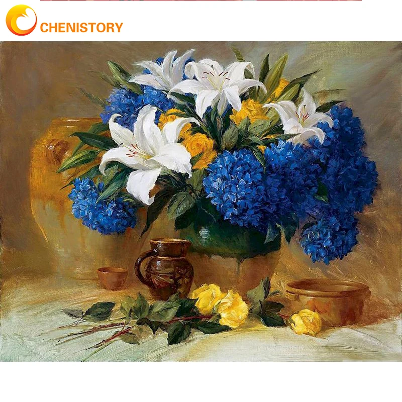CHENISTORY Painting By Number Lily Flowers Kits Drawing Canvas HandPainted Picture DIY Art Home Decor Kids & Adult Gift
CHENISTORY Painting By Number Lily Flowers Kits Drawing Canvas HandPainted Picture DIY Art Home Decor Kids & Adult Gift
