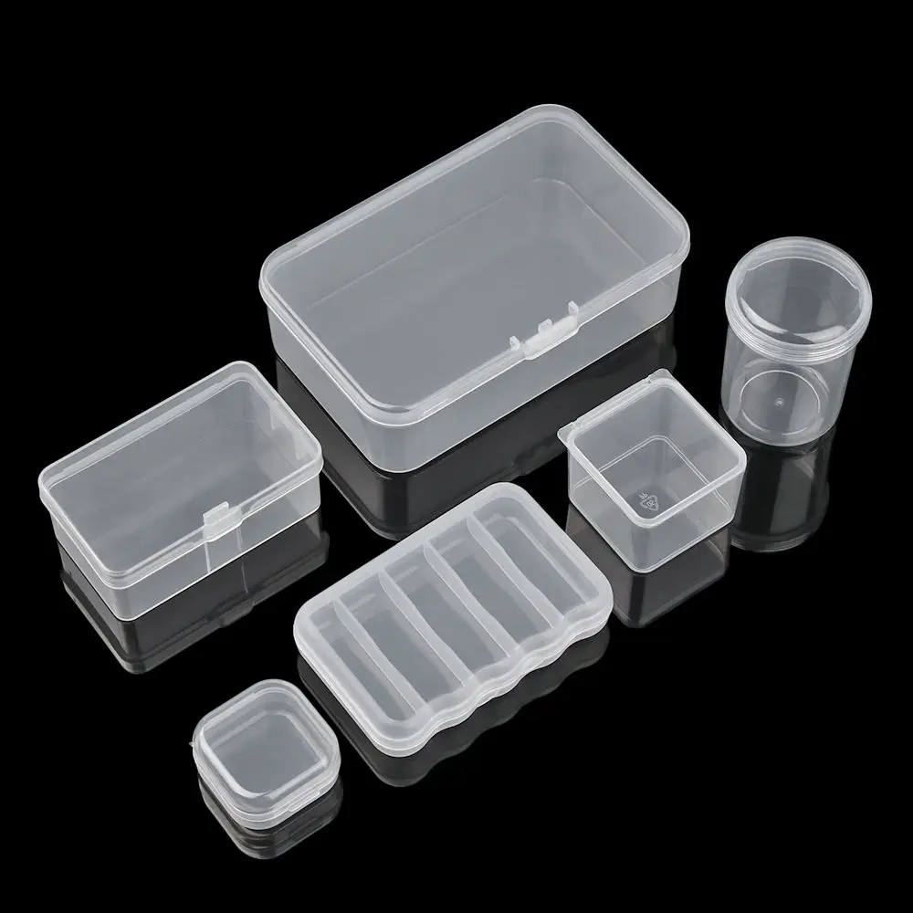 12 Styles Small Square Clear Plastic Storage Box For Jewelry Diamond Embroidery Craft Bead Pill Home Storage Supply
12 Styles Small Square Clear Plastic Storage Box For Jewelry Diamond Embroidery Craft Bead Pill Home Storage Supply