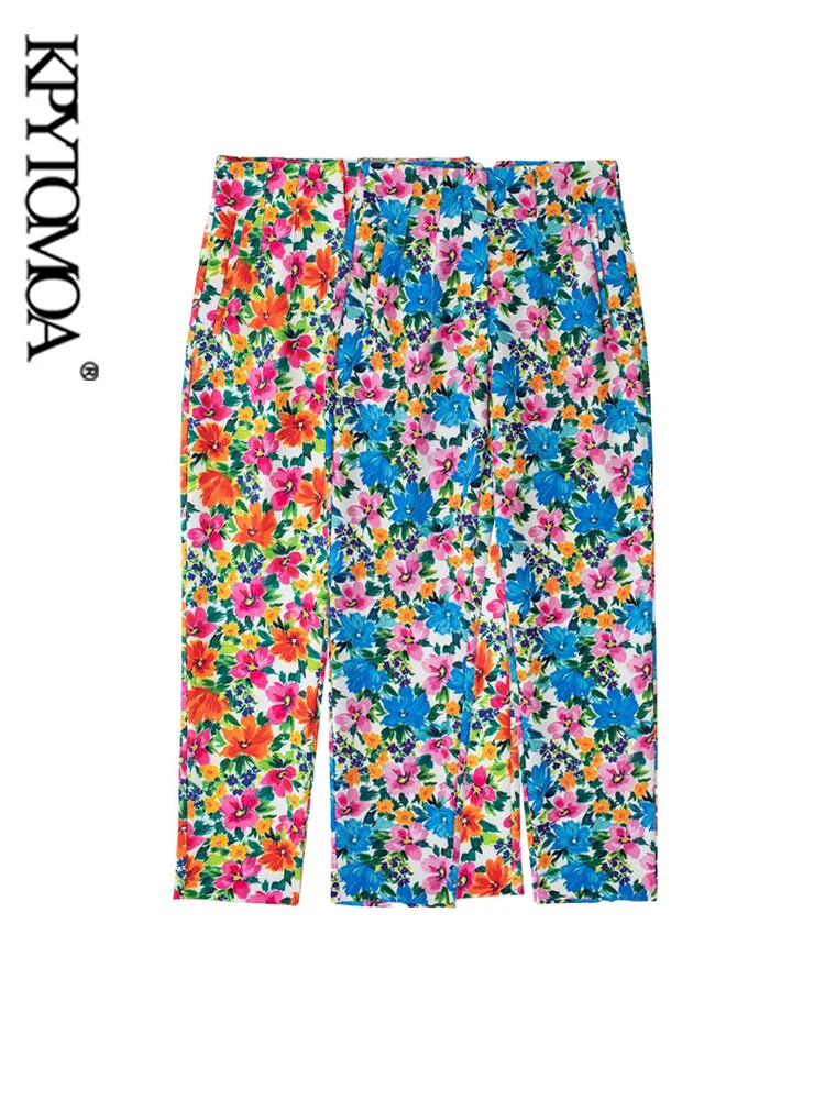 KPYTOMOA Women Fashion With Darts Side Pockets Floral Print Skinny PantsVintage High Waist Zipper FlyFemale Ankle Trousers Mujer
KPYTOMOA Women Fashion With Darts Side Pockets Floral Print Skinny PantsVintage High Waist Zipper FlyFemale Ankle Trousers Mujer