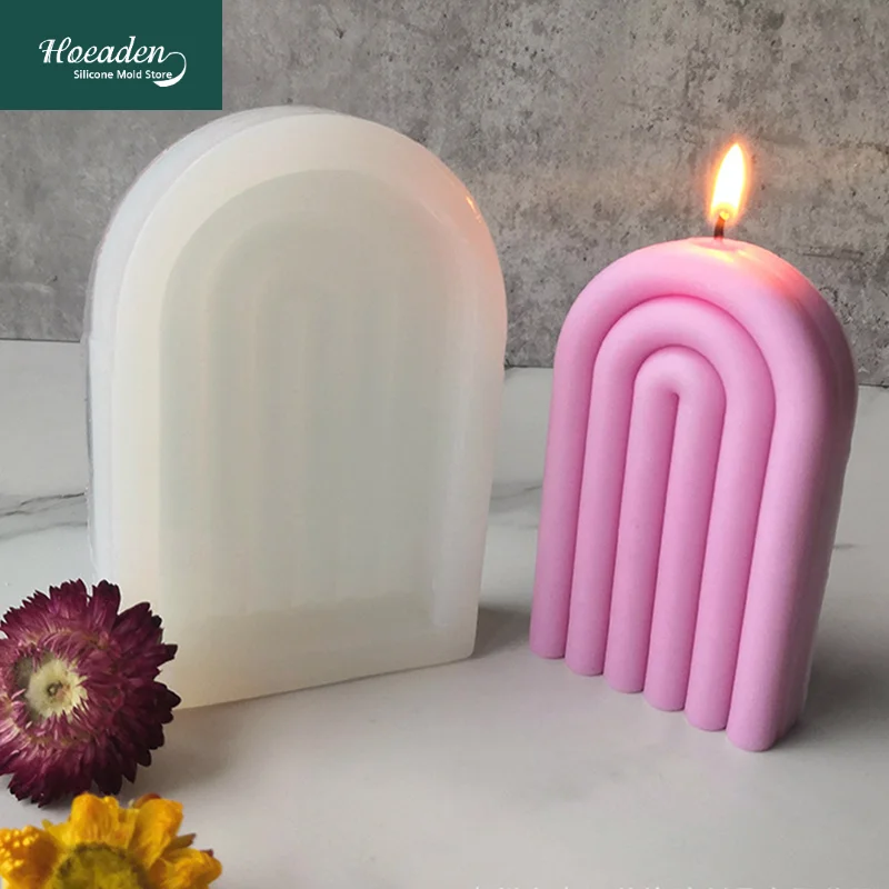 DIY Irregular Shape Candle Mould Twist Ripple Fancy Rainbow Arch Silicone Mold Handmade Aroma Candle Soap Silicone Molds Decor
DIY Irregular Shape Candle Mould Twist Ripple Fancy Rainbow Arch Silicone Mold Handmade Aroma Candle Soap Silicone Molds Decor
