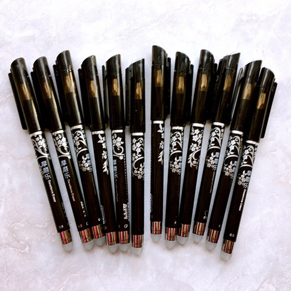12pcs/box Smooth Writing Stationery School Office Business Students Gel Pen Black Blue Refill 0.5mm Tip Erasable
12pcs/box Smooth Writing Stationery School Office Business Students Gel Pen Black Blue Refill 0.5mm Tip Erasable