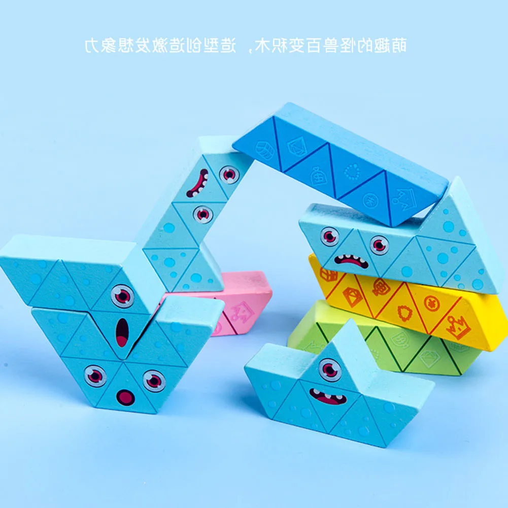Practical Early Education Toys DIY Stacking Interactive Games Color Cartoon Monster Blocks Hand-Eye Coordination Game
Practical Early Education Toys DIY Stacking Interactive Games Color Cartoon Monster Blocks Hand-Eye Coordination Game