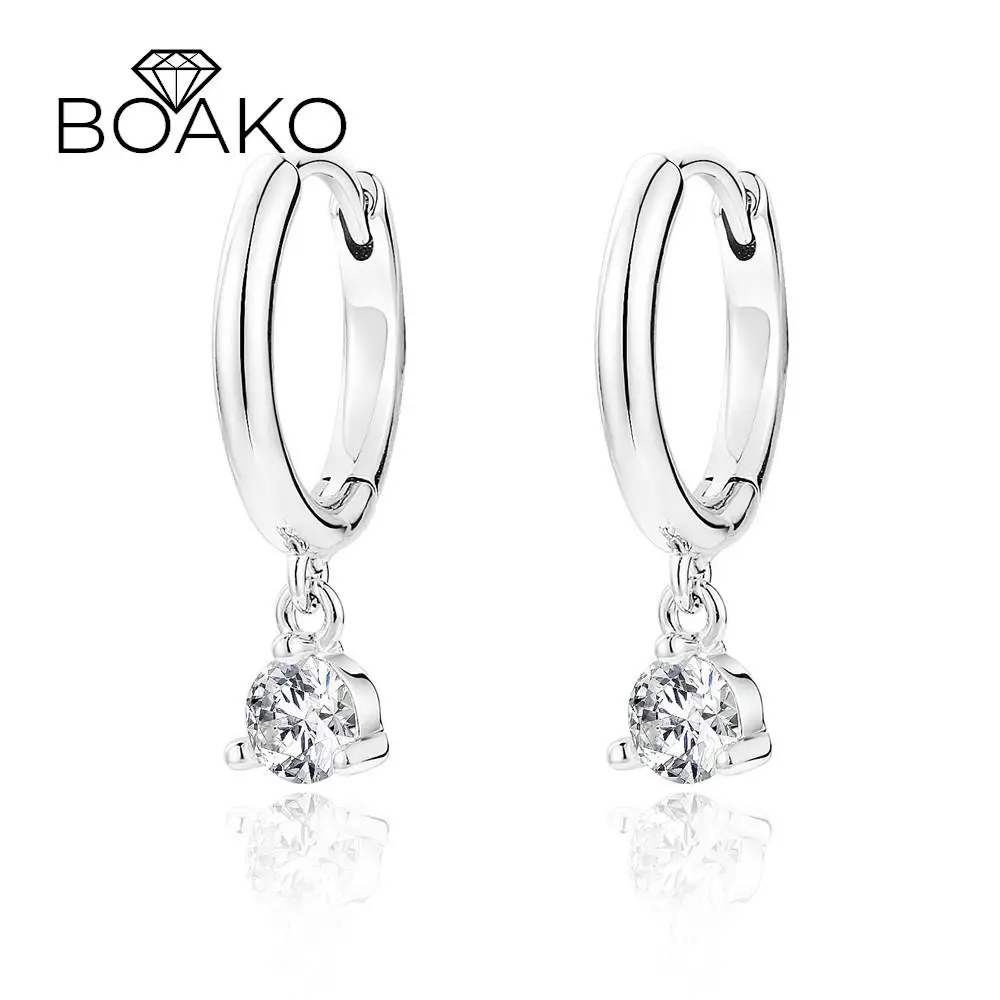 BOAKO Certified Moissanite Drop Earring For Women 925 Sterling Silver D Color Moissanita Gemstones Earrings Wedding Jewelry
BOAKO Certified Moissanite Drop Earring For Women 925 Sterling Silver D Color Moissanita Gemstones Earrings Wedding Jewelry
