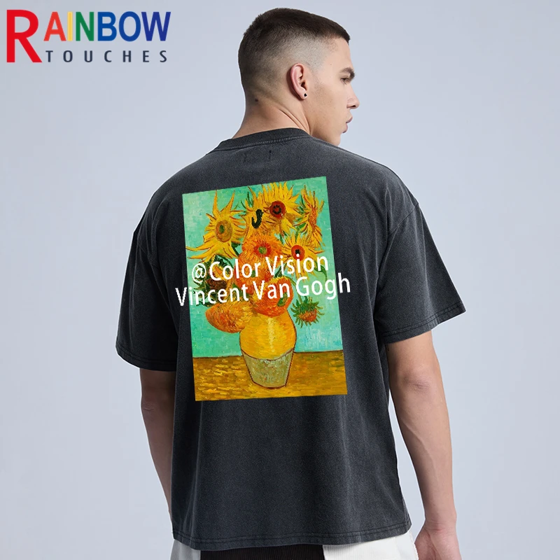 Rainbowtouches Washed T Shirt 2022 Summer Vintage Unisex High Street Sunflower Pattern Oversize Fashion Mens Graphic T-Shirts
Rainbowtouches Washed T Shirt 2022 Summer Vintage Unisex High Street Sunflower Pattern Oversize Fashion Mens Graphic T-Shirts