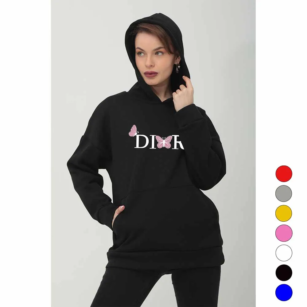 Autumn Winter Women Hoodies Butterfly Print Casual Cute Sweatshirts Pullover Female Fashion Long Sleeves Tops Ladies Streetwear
Autumn Winter Women Hoodies Butterfly Print Casual Cute Sweatshirts Pullover Female Fashion Long Sleeves Tops Ladies Streetwear