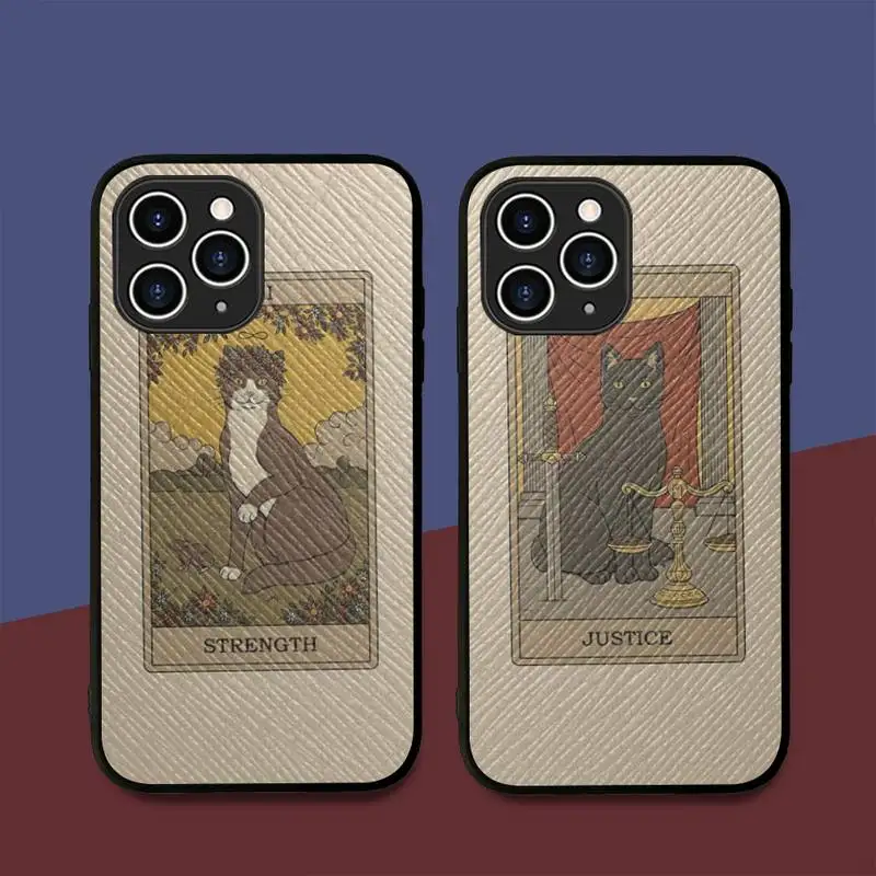 Witche moon Tarot Mystery totem cat Phone Case Hard Leather Case for iPhone 11 12 13 Mini Pro Max 8 7 Plus SE 2020 X XR XS Coque
Witche moon Tarot Mystery totem cat Phone Case Hard Leather Case for iPhone 11 12 13 Mini Pro Max 8 7 Plus SE 2020 X XR XS Coque