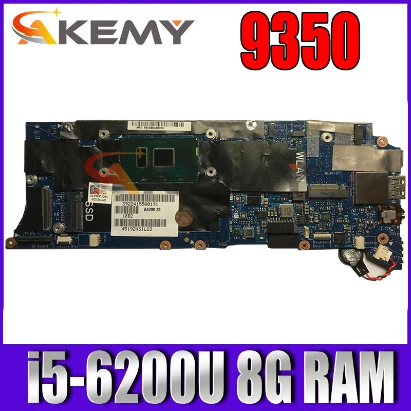 Материнская плата AAZ80 для ноутбука Dell XPS 9350, 10000 + 8 Гб ОЗУ, 100% f9t 76F9T, полностью протестированная Материнская плата ноутбука
Материнская плата AAZ80 для ноутбука Dell XPS 9350, 10000 + 8 Гб ОЗУ, 100% f9t 76F9T, полностью протестированная Материнская плата ноутбука