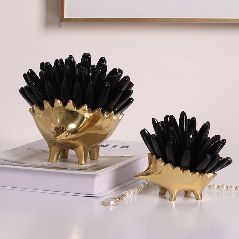 Metal Handicraft Ornaments Crystal Simulated Animal Sculpture Hedgehog Artwork Figurines Home Furnishing Decoration Accessories
Metal Handicraft Ornaments Crystal Simulated Animal Sculpture Hedgehog Artwork Figurines Home Furnishing Decoration Accessories