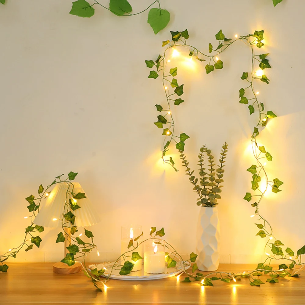 2M 10Led Butterfly Flower Vine String Light Green Leaf Garland Fairy Light Battery Holiday Lamp For Wedding Festival Party Decor
2M 10Led Butterfly Flower Vine String Light Green Leaf Garland Fairy Light Battery Holiday Lamp For Wedding Festival Party Decor