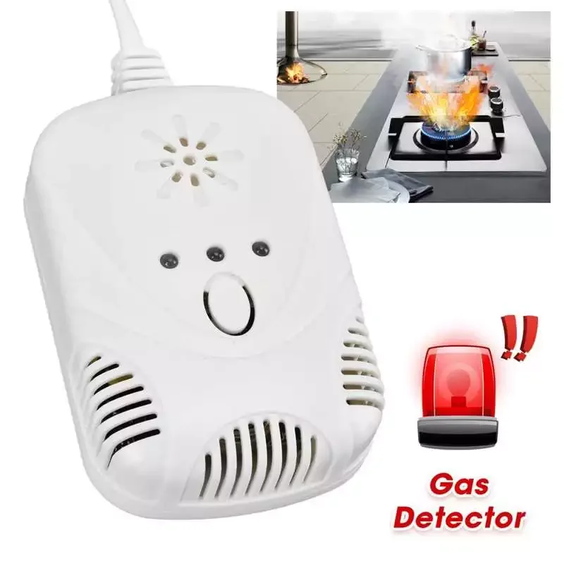 Gas Detector Home Combustible Gas Detector Sound Light Alarm 85dB/m for Natural Coal LPG 90-240V
Gas Detector Home Combustible Gas Detector Sound Light Alarm 85dB/m for Natural Coal LPG 90-240V