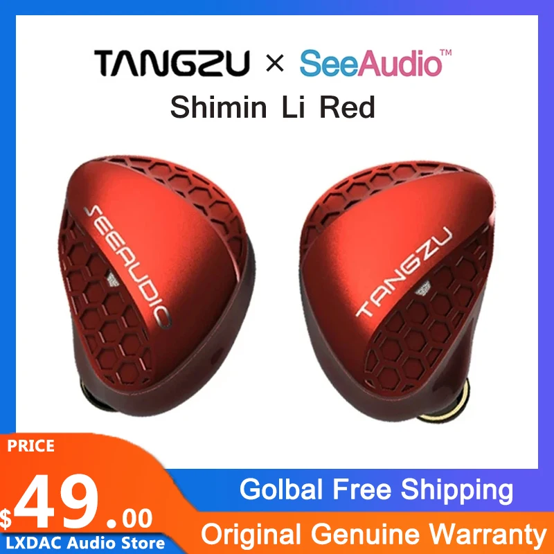 Наушники TANGZU SeeAudio SHIMlN Ll Red ENCOUNTER EDITION, Hi-Fi наушники 10 мм, динамический DD металлический ЧПУ, внутриканальный монитор IEM с 5N 2-контактным кабелем
Наушники TANGZU SeeAudio SHIMlN Ll Red ENCOUNTER EDITION, Hi-Fi наушники 10 мм, динамический DD металлический ЧПУ, внутриканальный монитор IEM с 5N 2-контактным кабелем