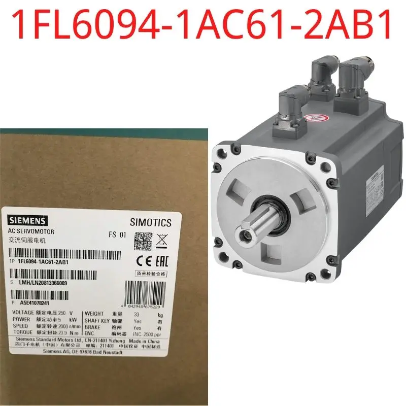 1FL6094-1AC61-2AB1 Brand New SIMOTICS S-1FL6-1FL6 Operating voltage 3AC 400 V Pn=5 kW; Nn=2000 rpm M0=30 Nm; MN=23.9 Nm
1FL6094-1AC61-2AB1 Brand New SIMOTICS S-1FL6-1FL6 Operating voltage 3AC 400 V Pn=5 kW; Nn=2000 rpm M0=30 Nm; MN=23.9 Nm