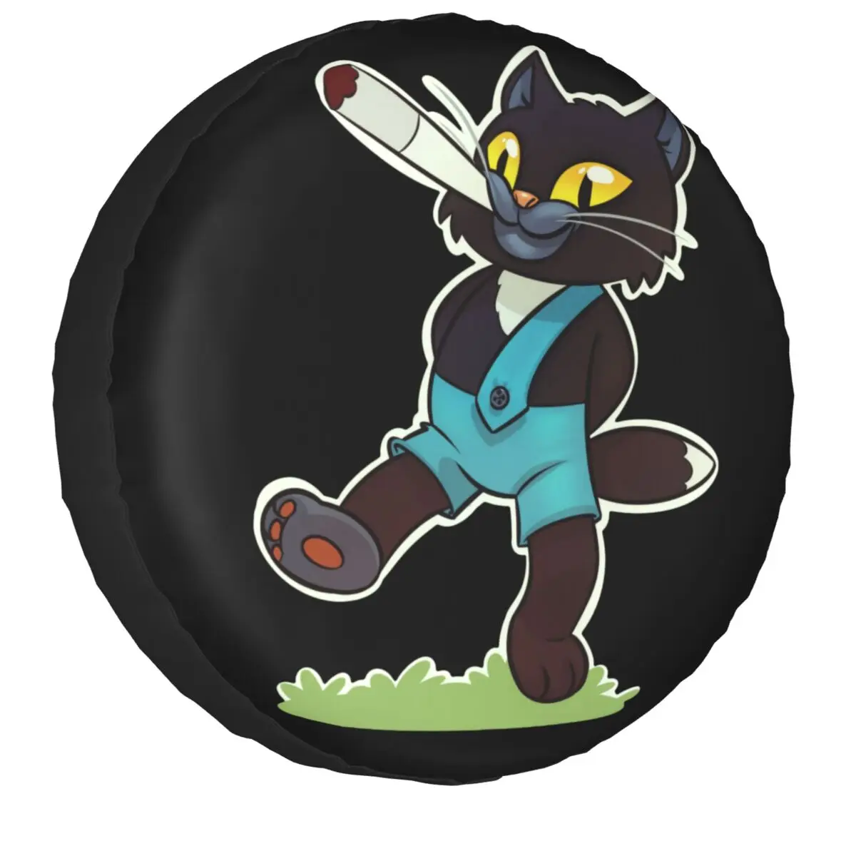 Nu Pogodi Spare Wheel Tire Cover Soviet Russian Cartoon Smoking Cat For Jeep RV SUV Trailer Vehicle Accessories 14" 15" 16" 17"
Nu Pogodi Spare Wheel Tire Cover Soviet Russian Cartoon Smoking Cat For Jeep RV SUV Trailer Vehicle Accessories 14" 15" 16" 17"
