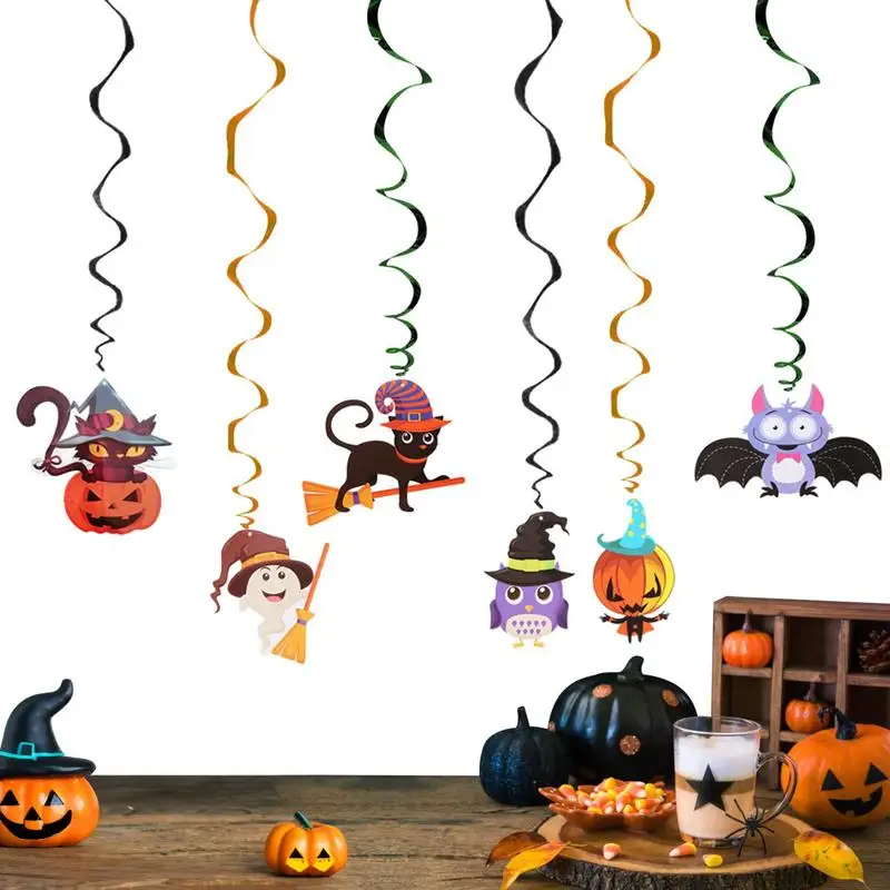 6Pcs Ceiling Hanging Swirl Decoration Halloween Party Decoration Horror House Festival Party Supplies DIY Event Party Ornaments
6Pcs Ceiling Hanging Swirl Decoration Halloween Party Decoration Horror House Festival Party Supplies DIY Event Party Ornaments
