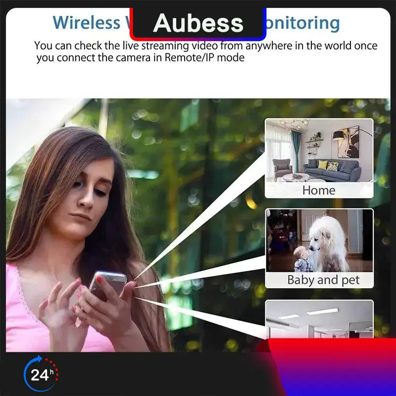 Мини-видеокамера видеонаблюдения 1080p Беспроводная Ip-камера ночного движения для безопасности дома X5 видеоняня
Мини-видеокамера видеонаблюдения 1080p Беспроводная Ip-камера ночного движения для безопасности дома X5 видеоняня