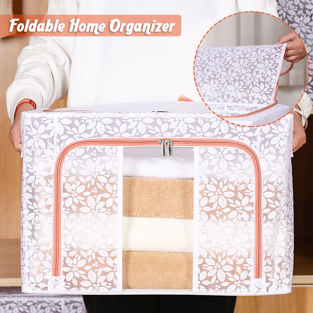 Foldable Clothing Storage Bag Large Capacity Waterproof Quilt Toys Organizer Durable with Visual Window for Home Bedroom XHC88
Foldable Clothing Storage Bag Large Capacity Waterproof Quilt Toys Organizer Durable with Visual Window for Home Bedroom XHC88