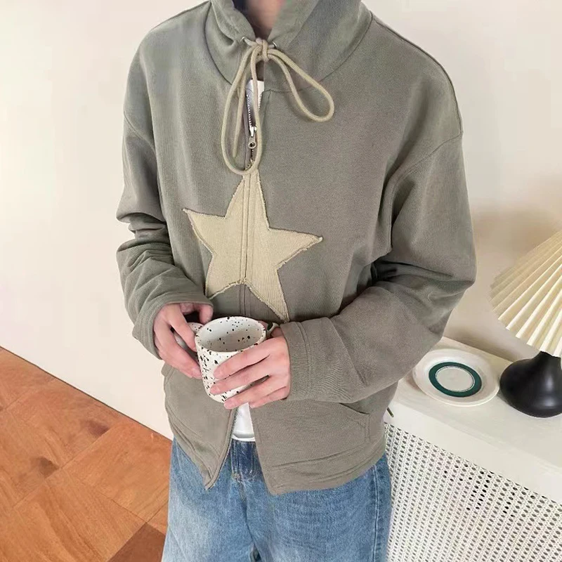Women's Harajuku Jackets Hoodies Oversized Graffiti Y2K Star Printing Vintage Coats 2022 Zipper Up Retro Streetwear Sweatshirts
Women's Harajuku Jackets Hoodies Oversized Graffiti Y2K Star Printing Vintage Coats 2022 Zipper Up Retro Streetwear Sweatshirts