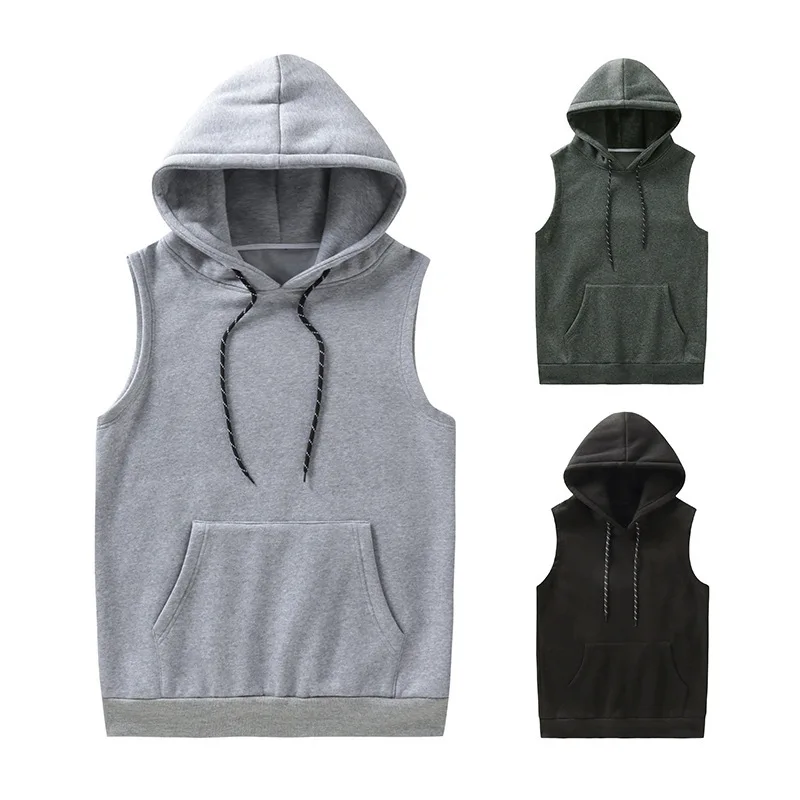 Spring And Autumn Men's Casual Sports Sweater New Japanese Loose Hooded Vest Korean Sleeveless Pullover Sweater
Spring And Autumn Men's Casual Sports Sweater New Japanese Loose Hooded Vest Korean Sleeveless Pullover Sweater