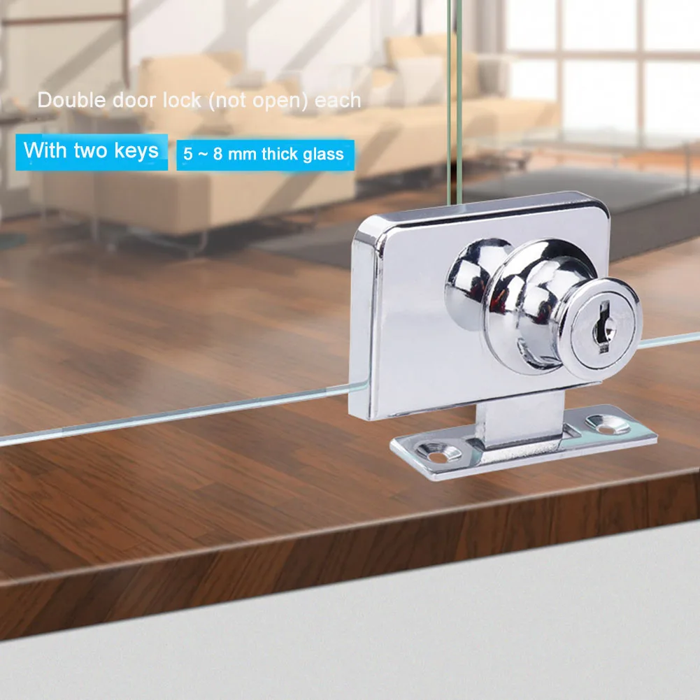 Showcase Lock Glass Display Cabinet Double Door Lock Security Lock With Keys Easy To Install Glass Push Door Locks Hardware
Showcase Lock Glass Display Cabinet Double Door Lock Security Lock With Keys Easy To Install Glass Push Door Locks Hardware