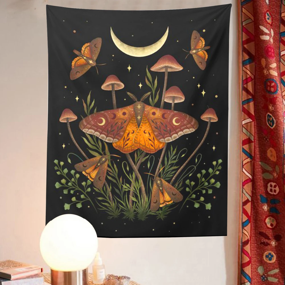 Гобелен Moon Moth, черный цветочный гобелен, настенный гобелен, гобелены со Сплетницей, эстетика хиппи, Искусственная Луна, фаза, декор для спальни
Гобелен Moon Moth, черный цветочный гобелен, настенный гобелен, гобелены со Сплетницей, эстетика хиппи, Искусственная Луна, фаза, декор для спальни