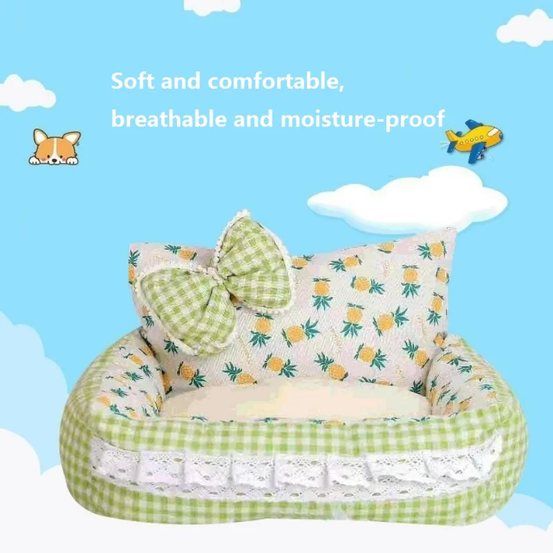 Подстилка для домашних животных, кошачий наполнитель, подстилка для домашних животных, свежая маленькая кровать, прохладная и дышащая
Подстилка для домашних животных, кошачий наполнитель, подстилка для домашних животных, свежая маленькая кровать, прохладная и дышащая