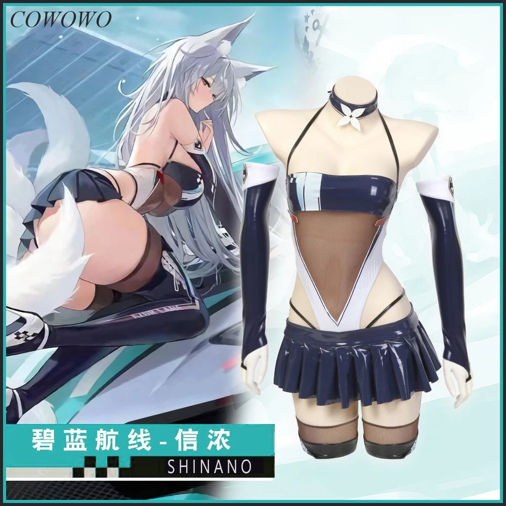 COWOWO Anime! Azur Lane Shinano Racing Suit Lovely Jumpsuit Uniform Cosplay Costume Halloween Party Role Play Outfit Women
COWOWO Anime! Azur Lane Shinano Racing Suit Lovely Jumpsuit Uniform Cosplay Costume Halloween Party Role Play Outfit Women