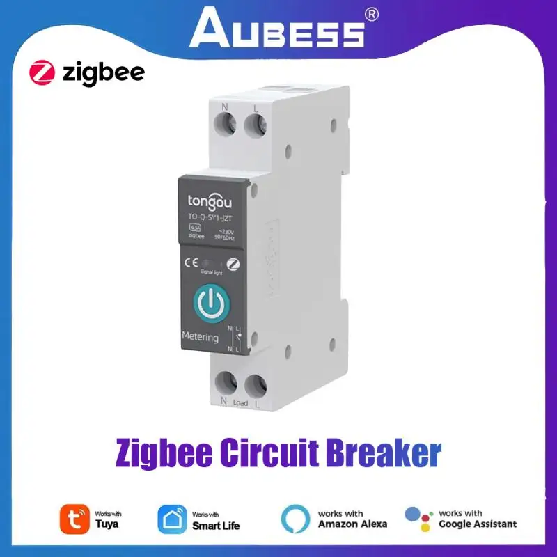 Автоматический выключатель Aubess Tuya Zigbee, 1P 63a, Din-рейка, беспроводной пульт дистанционного управления для умного дома, с дозировкой
Автоматический выключатель Aubess Tuya Zigbee, 1P 63a, Din-рейка, беспроводной пульт дистанционного управления для умного дома, с дозировкой