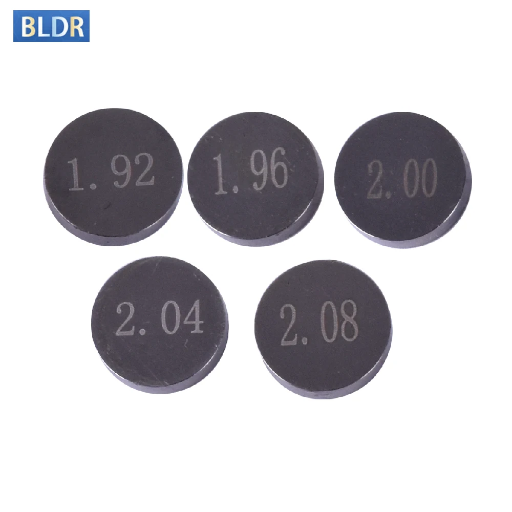 

Diameter 8.85mm-8.9mm Thickness 1.92 1.96 2.00 2.04 2.08 Motorcycle Adjustable Valve Shim Gasket Pad Kit For KTM 250 350 450 505