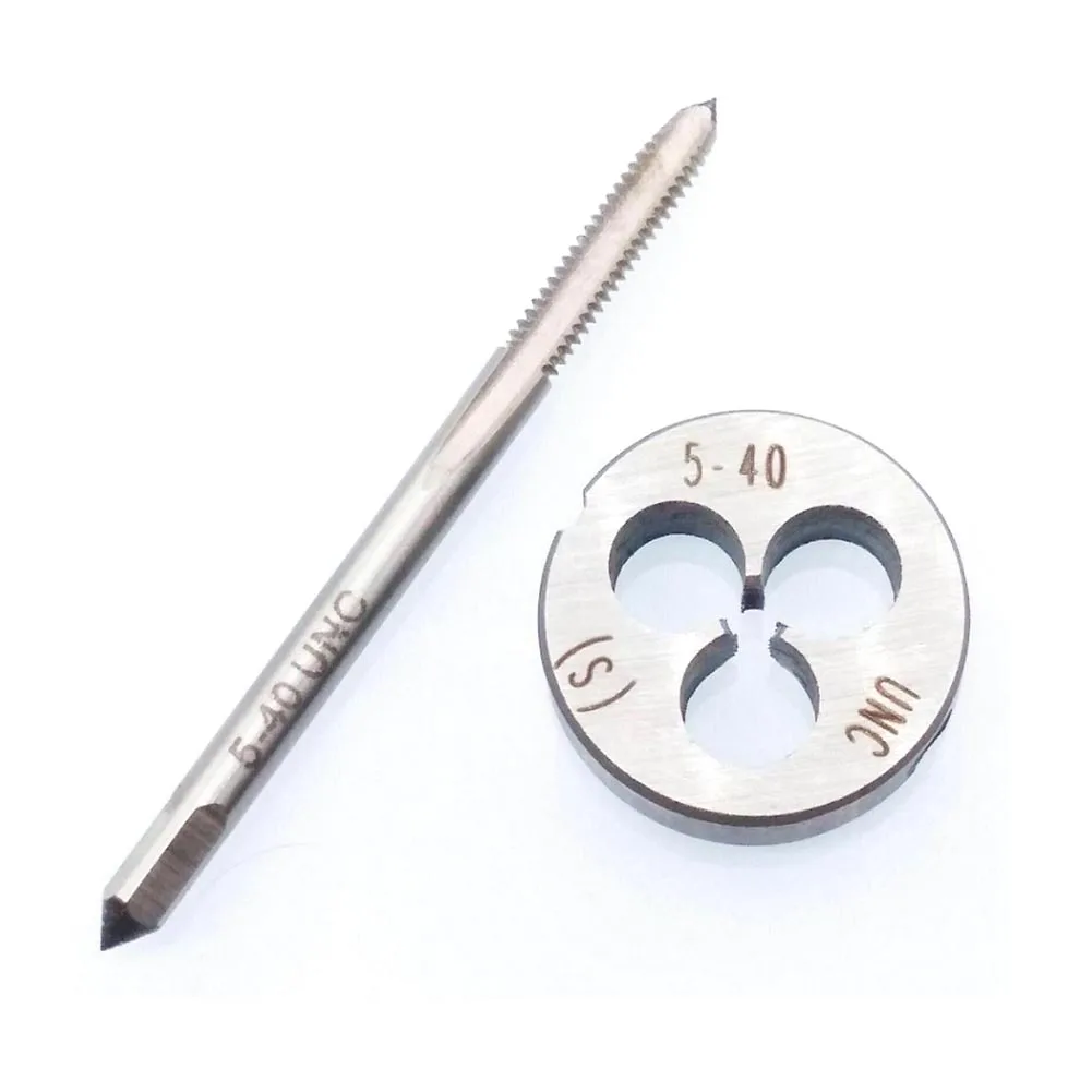 1 Pc Tap And Die Set HSS 5-40 UNC Plug Tap 1pc 5-40 UNC Die Threading Tool Right Hand Cutting Tools Consumables Tool Accessories
1 Pc Tap And Die Set HSS 5-40 UNC Plug Tap 1pc 5-40 UNC Die Threading Tool Right Hand Cutting Tools Consumables Tool Accessories