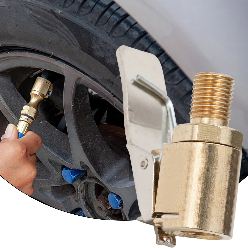 Car Inflatable Connector Practical Car Tire Inflator Valve Accessories Air Pump Clip Pure Metal Nozzle Quick Adapter Connector
Car Inflatable Connector Practical Car Tire Inflator Valve Accessories Air Pump Clip Pure Metal Nozzle Quick Adapter Connector