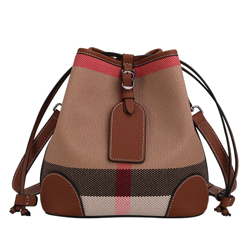 Luxury High Quality Classic Checked Bag Large Capacity Women's Bucket Bag Multi-function Lightweight Crossbody Shoulder Bag
Luxury High Quality Classic Checked Bag Large Capacity Women's Bucket Bag Multi-function Lightweight Crossbody Shoulder Bag