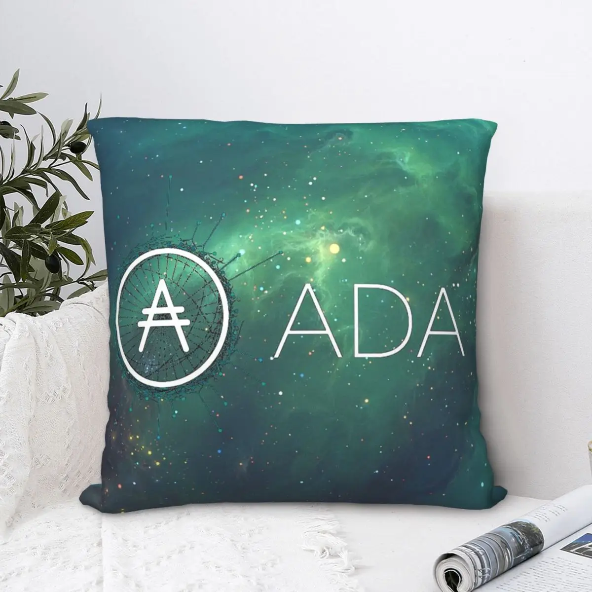 Cardano ADA Polyester Cushion Cover Cyptocurrency Home Chair Decorative Reusable Hug Pillowcase
Cardano ADA Polyester Cushion Cover Cyptocurrency Home Chair Decorative Reusable Hug Pillowcase
