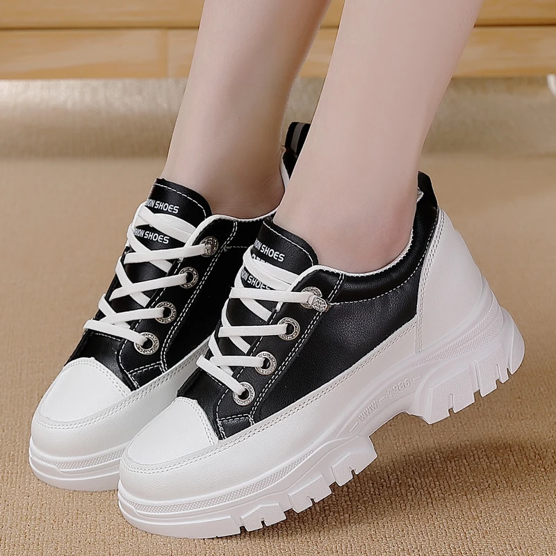 Spring Women's Shoes 2022 New Thick-soled White Shoes Female Students' Sports Skate Shoes Women Sneakers Zapatillas De Deporte
Spring Women's Shoes 2022 New Thick-soled White Shoes Female Students' Sports Skate Shoes Women Sneakers Zapatillas De Deporte