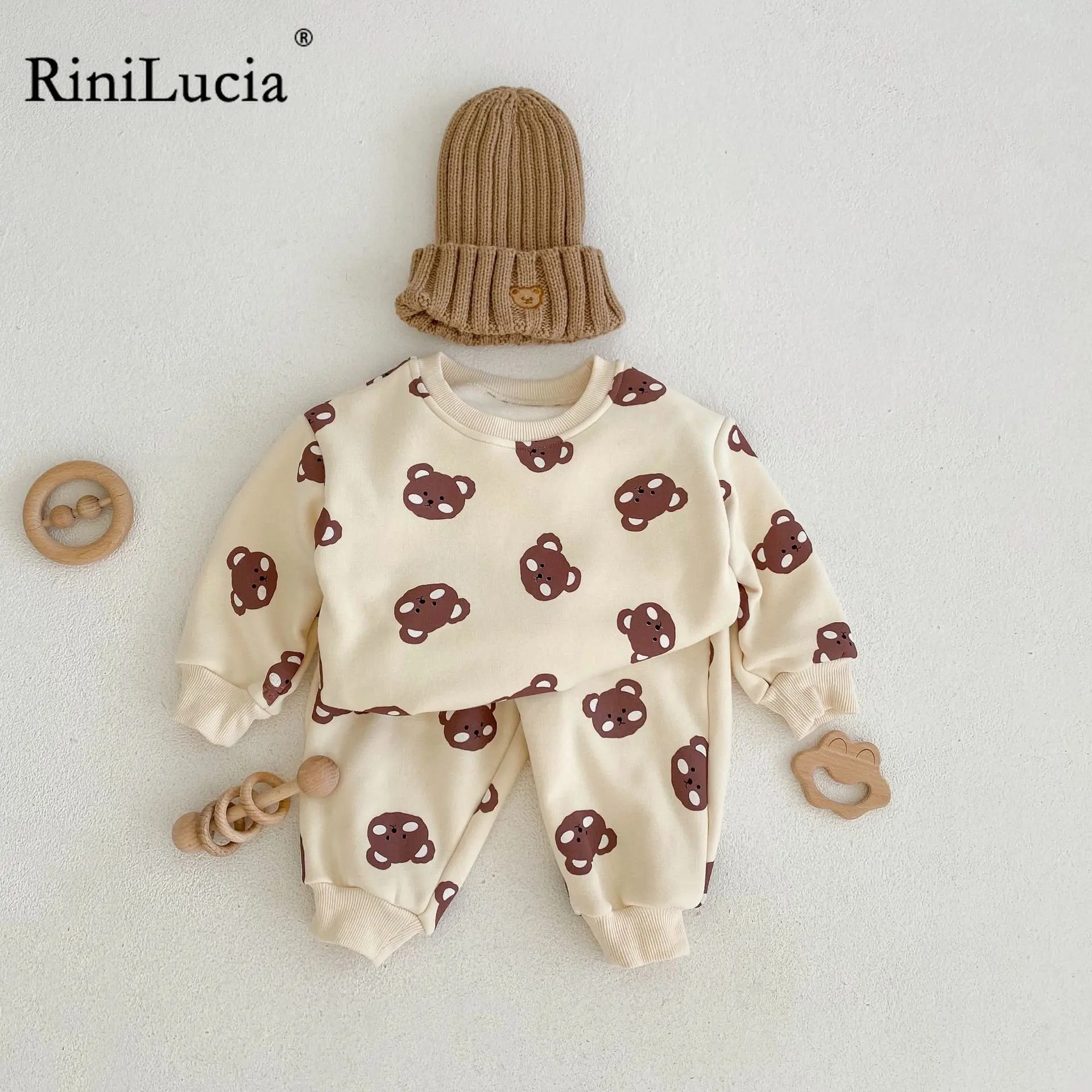 RiniLucia Baby Boys Girls Clothes Winter Spring Set Cartoon Print Long Sleeve Sweatshirt with Elastic Waist Sweatpants 2PCS
RiniLucia Baby Boys Girls Clothes Winter Spring Set Cartoon Print Long Sleeve Sweatshirt with Elastic Waist Sweatpants 2PCS