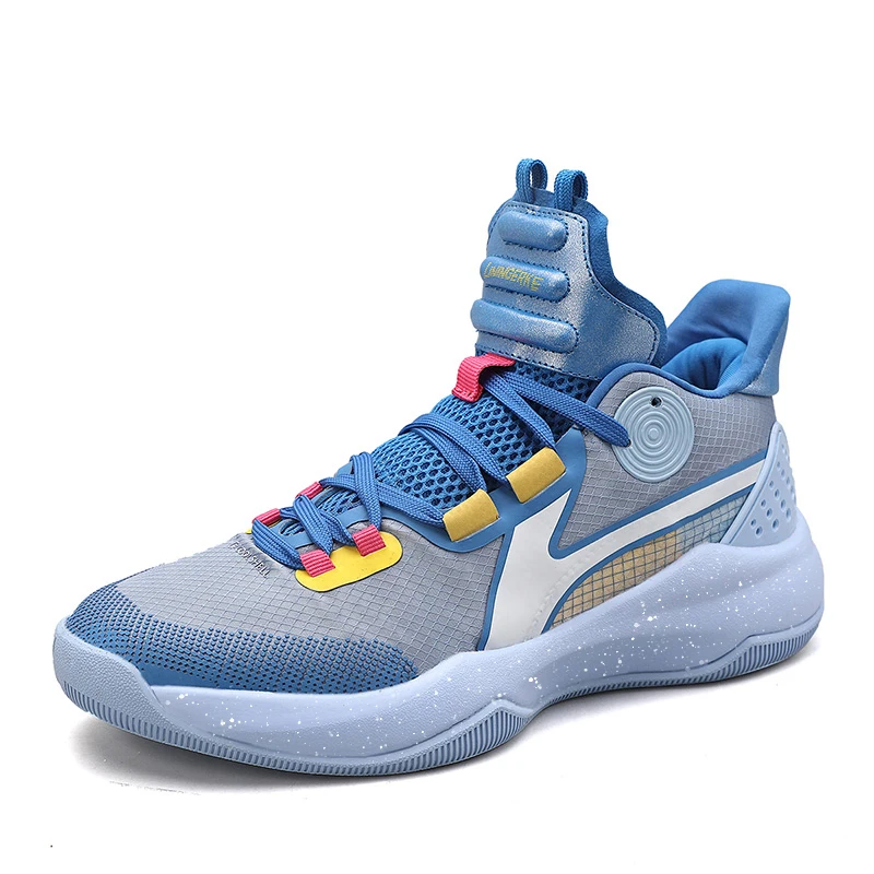 Men's Basketball Shoes Breathable Cushioning Non-Slip Teenager Sports Shoes Gym Training Athletic Basketball Sneakers for Women
Men's Basketball Shoes Breathable Cushioning Non-Slip Teenager Sports Shoes Gym Training Athletic Basketball Sneakers for Women