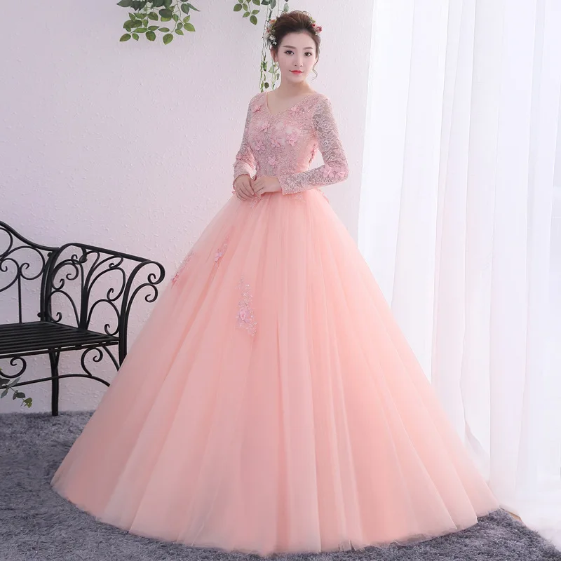 Женское розовое платье в стиле Quinceanera, Роскошное винтажное кружевное бальное платье
Женское розовое платье в стиле Quinceanera, Роскошное винтажное кружевное бальное платье