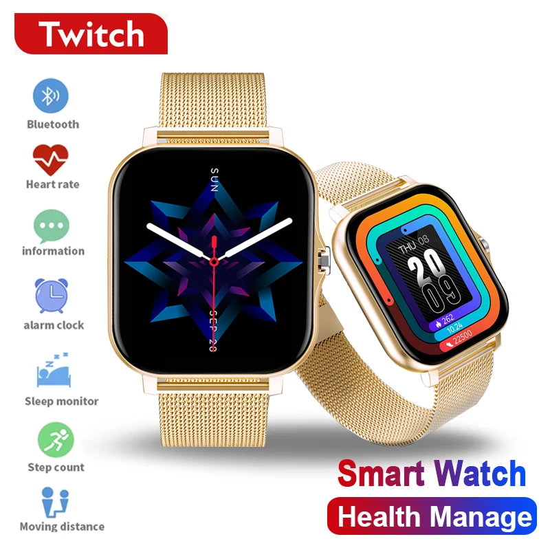 Twitch Y13 Sports Smart Watch for Men Women's Watches Multi-function Full Touch Screen Bluetooth Watch for iPhone Xiaomi Samsung
Twitch Y13 Sports Smart Watch for Men Women's Watches Multi-function Full Touch Screen Bluetooth Watch for iPhone Xiaomi Samsung