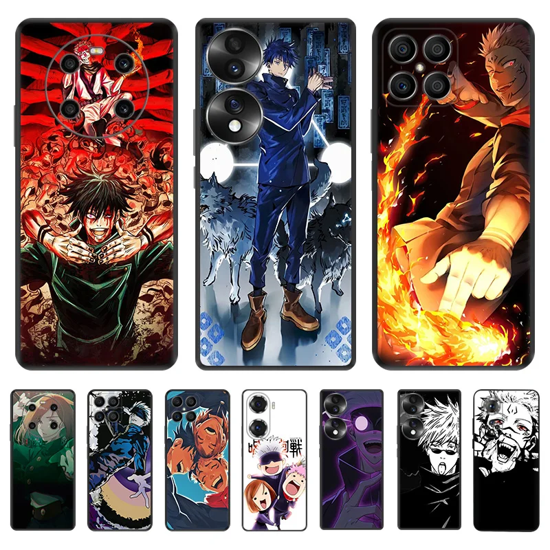 Anime Jujutsu Kaisen Matte Black Phone Case for Honor X8 X7 X9 X6 X40 20 30 i 50 60 70 Pro Magic4 Play 6T 9A 6C Silicone Cover
Anime Jujutsu Kaisen Matte Black Phone Case for Honor X8 X7 X9 X6 X40 20 30 i 50 60 70 Pro Magic4 Play 6T 9A 6C Silicone Cover