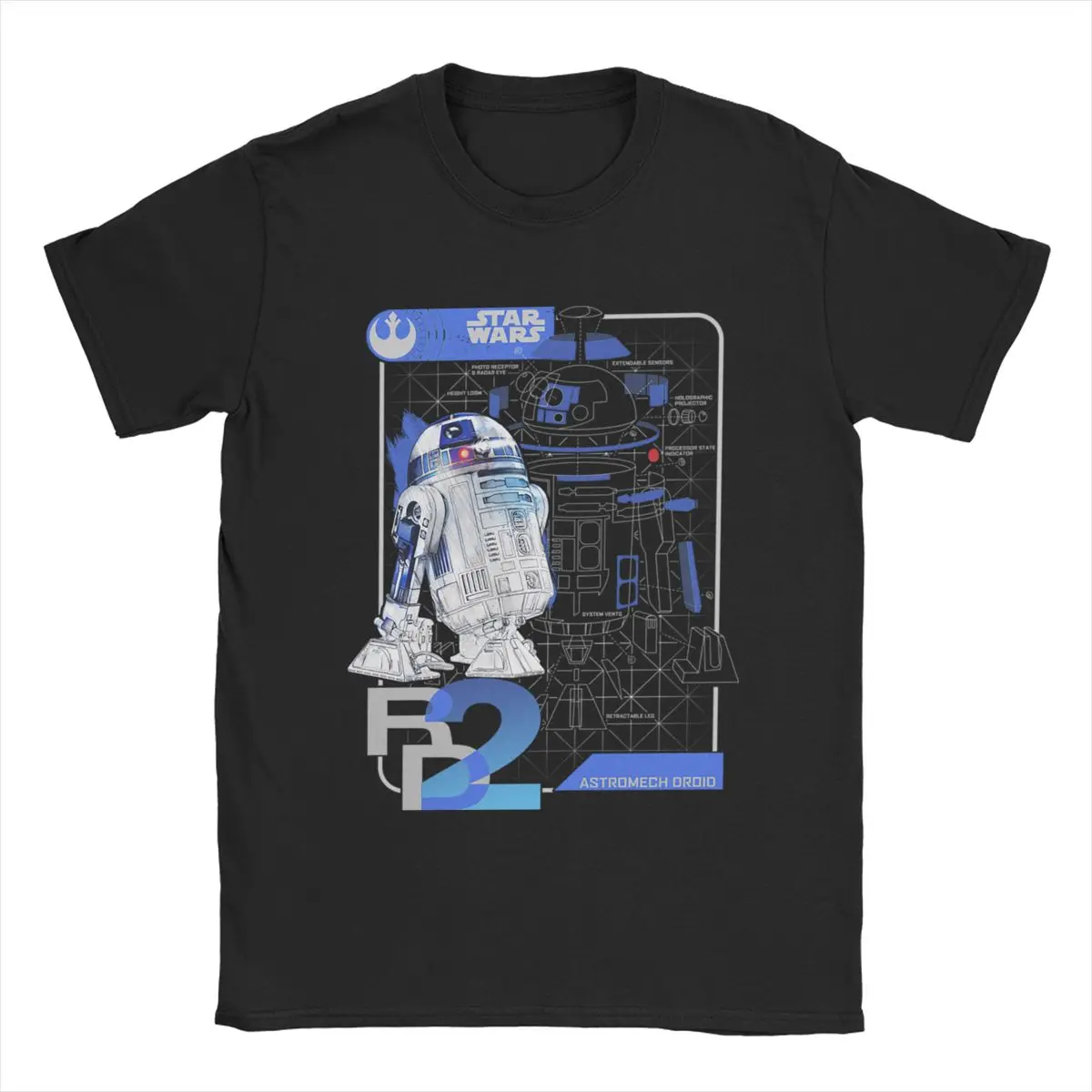 R2D2 Astromech Droid T Shirt Men Cotton Humorous T-Shirts O Neck Stars Wars Tees Short Sleeve Clothes Summer
R2D2 Astromech Droid T Shirt Men Cotton Humorous T-Shirts O Neck Stars Wars Tees Short Sleeve Clothes Summer