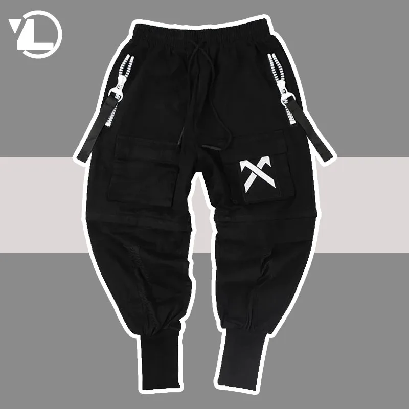 Брюки-карго Techwear мужские со съемными карманами, уличные тренировочные штаны в стиле хип-хоп, Харадзюку, с эластичным поясом, джоггеры
Брюки-карго Techwear мужские со съемными карманами, уличные тренировочные штаны в стиле хип-хоп, Харадзюку, с эластичным поясом, джоггеры