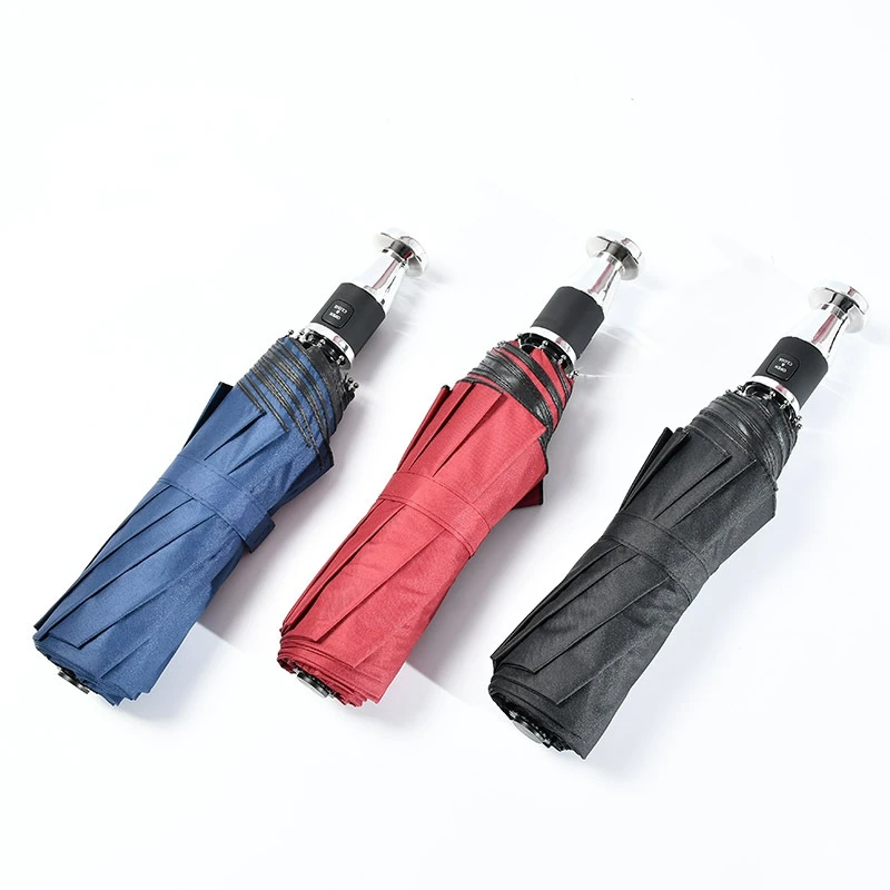 Автоматический зонт, автоматический солнцезащитный Зонт 10 сложений, с нескользящей ручкой и черным клеевым покрытием, деловой подарок 
Автоматический зонт, автоматический солнцезащитный Зонт 10 сложений, с нескользящей ручкой и черным клеевым покрытием, деловой подарок