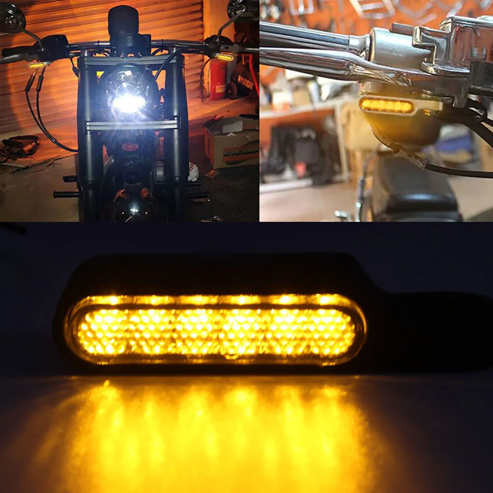 2PCS 12V Motorcycle Handlebar Turn Signals Brake Clutch Mount Mini LED Indicator Lights Amber
2PCS 12V Motorcycle Handlebar Turn Signals Brake Clutch Mount Mini LED Indicator Lights Amber