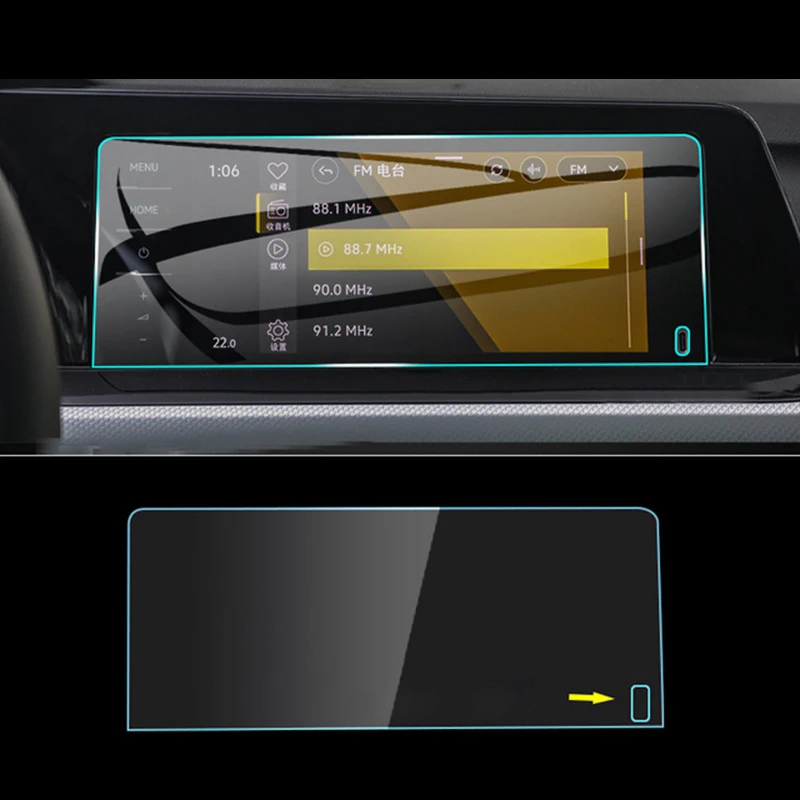 Для Volkswagen VW Golf 8 MK8 2020-2023 GTI GPS-навигационная пленка ЖК-экран, защитная пленка из закаленного стекла, аксессуары против царапин 
Для Volkswagen VW Golf 8 MK8 2020-2023 GTI GPS-навигационная пленка ЖК-экран, защитная пленка из закаленного стекла, аксессуары против царапин