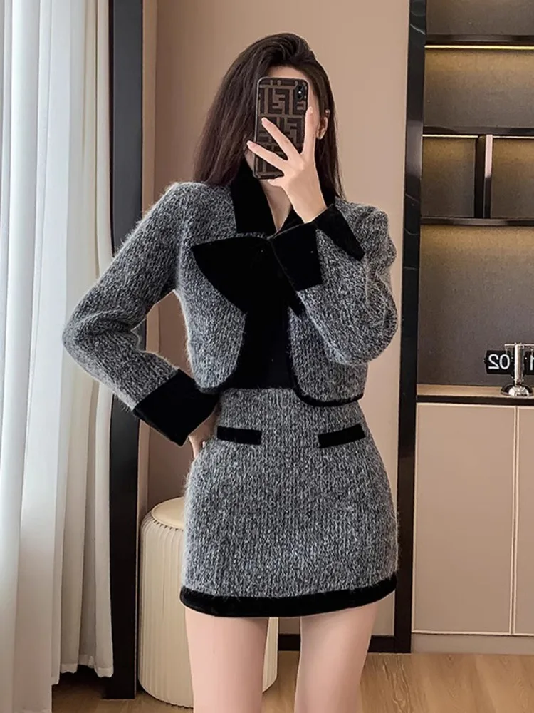 Женский твидовый Блейзер, маленький Яркий стильный костюм из двух предметов, новое короткое пальто и мини-юбка, Осень-зима
Женский твидовый Блейзер, маленький Яркий стильный костюм из двух предметов, новое короткое пальто и мини-юбка, Осень-зима