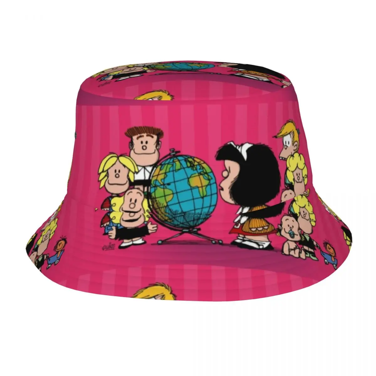 Панама Mafalda Frieds для мужчин и женщин, забавная, модная, унисекс, Аргентина, Quino, комикс, летняя кепка рыбака
Панама Mafalda Frieds для мужчин и женщин, забавная, модная, унисекс, Аргентина, Quino, комикс, летняя кепка рыбака