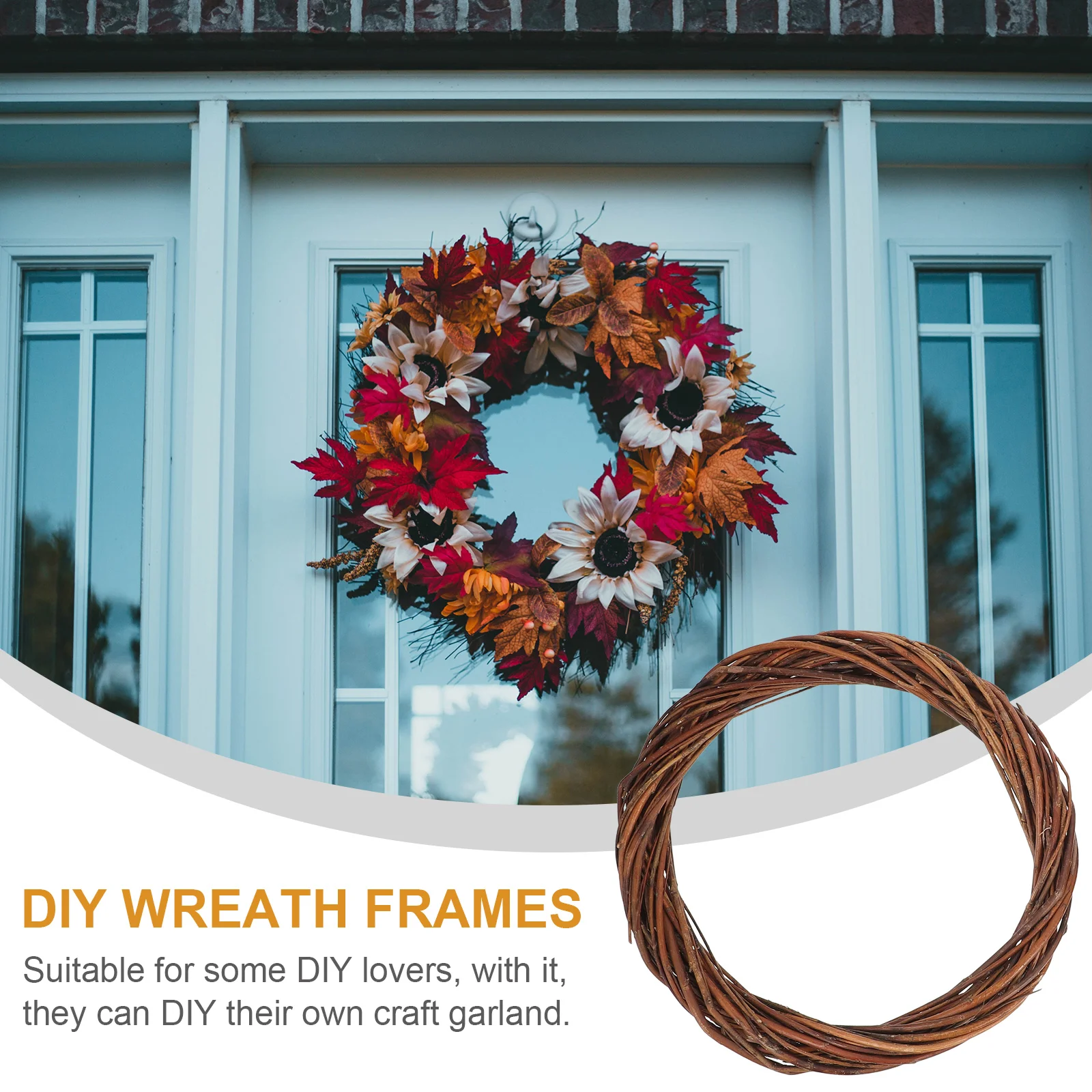 Wreath Rattan Ring Grapevine Circle Craft Twig Garlandvine Door Wreaths Natural Rustic Dream Catcher
Wreath Rattan Ring Grapevine Circle Craft Twig Garlandvine Door Wreaths Natural Rustic Dream Catcher